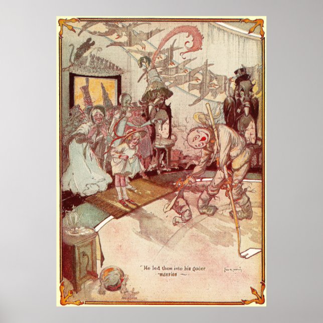 Fågelskrämmans köhantering poster (Framsidan)