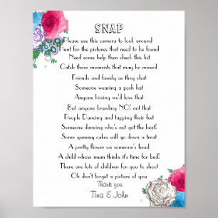 Fågelspel för Bröllop i det vackra Ro Design Poster