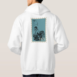 Fågelställning & Glamorös Kvinna Stämpel IXX Hoodie