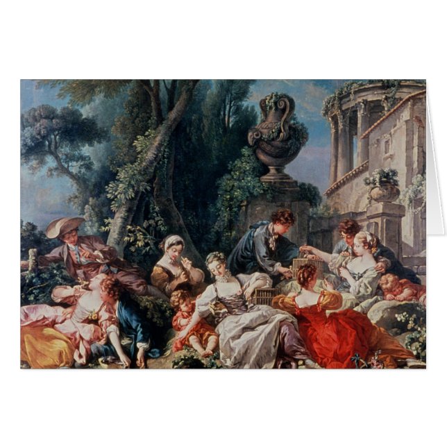 Fågelstoppare Hälsningskort (Framsidan Horizontal)