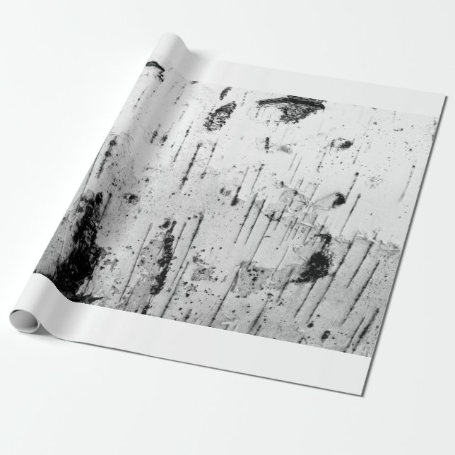 Fågelstrunk Presentpapper (Utrullad)