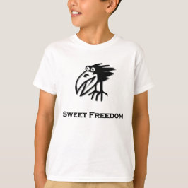 Fågelsvensk frihet t-shirt