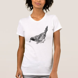 Fågeltatuering T-shirt