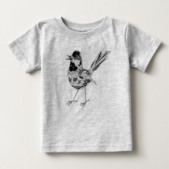 Fågeltatuering T-shirt (Framsida)