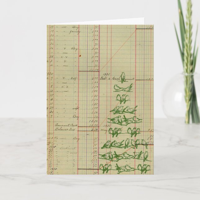 Fågelträdjul Helgkort (Framsida)