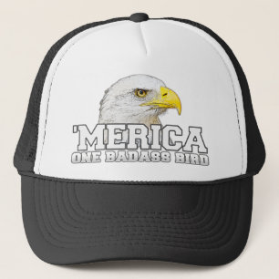 'Fågeltruckerkeps för MERICA en Badass Keps