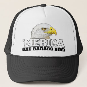 'Fågeltruckerkeps för MERICA en Badass Keps
