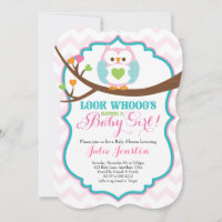 Fågelunge-baby shower-inbjudan