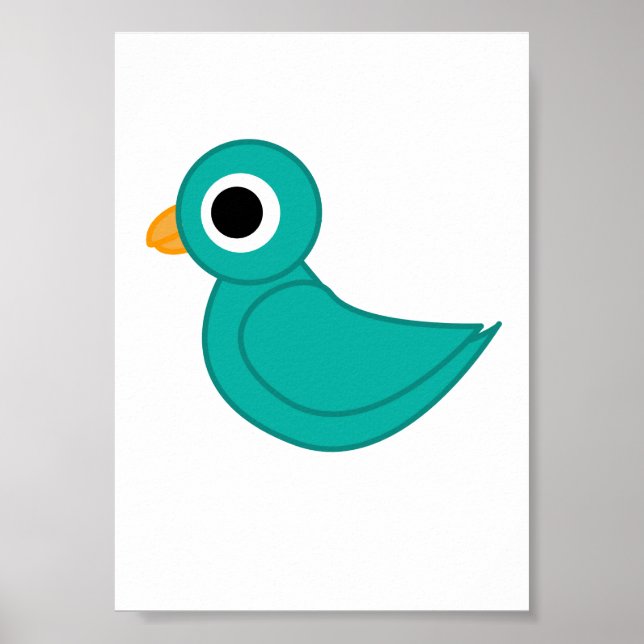 fågelunge poster (Framsidan)