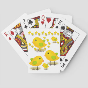 Fågeluppspelningskort Casinokort