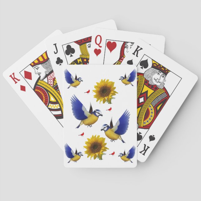 Fågeluppspelningskort Casinokort (Baksidan)