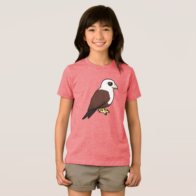 Fågelvänlig Brahminy Glada T Shirt (Framsida Full)