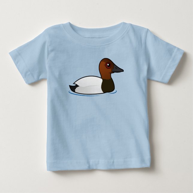 Fågelvänlig Canvasback T Shirt (Framsida)
