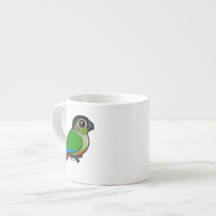 Fågelvänlig Grönkindad Conure Espressomugg