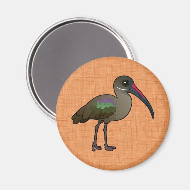Fågelvänlig Hadada Ibis Magnet (Front/Back)