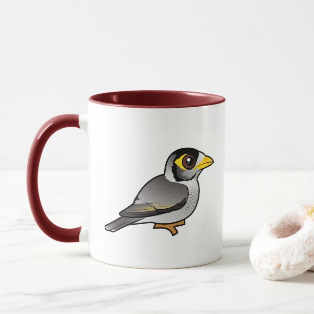 Fågelvänlig Noisy Miner Mugg (Med munk)