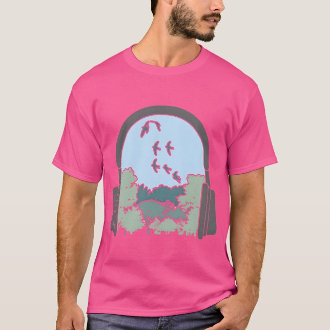 Fågelvänngåva T Shirt (Framsida)
