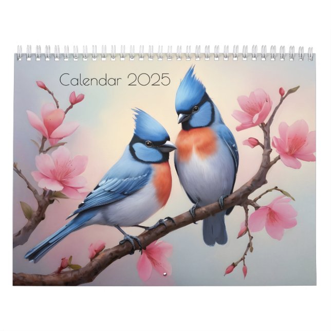 Fågelvattensfärgskonst Kalender (Omslag)