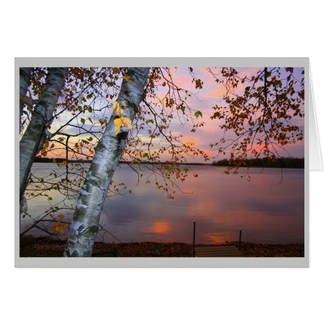 fågelvy hälsningskort (Framsidan Horizontal)