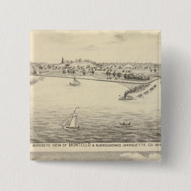 Fågelvy över Montello Knapp (Framsida)