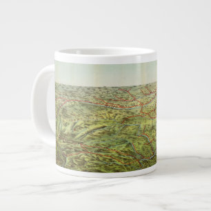 Fågelvy Underbarare slingor Jumbo Mugg