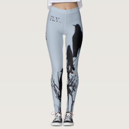 fågelyogadamasker! leggings