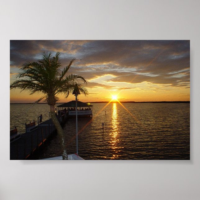 Fagers Island Sunset Poster (Framsidan)