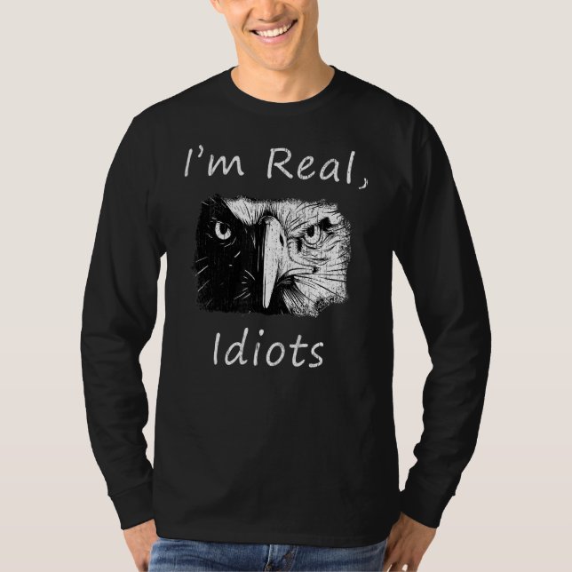Fåglar är definitivt äkta parodi Arg Öl T Shirt (Framsida)