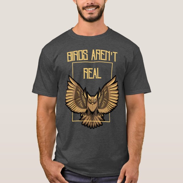 Fåglar Arennot Real retro T Shirt (Framsida)