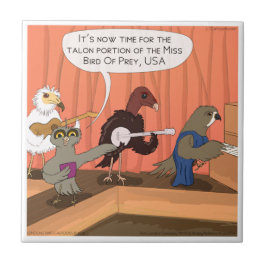 Fåglar av Ber Talon Tävling Kakelplatta