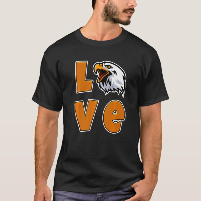 Fåglar av Bett ål i kärlek T Shirt (Framsida)