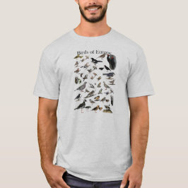Fåglar av den Europa skjortan T-shirt