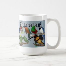 Fåglar av den Yucatan muggen Kaffemugg