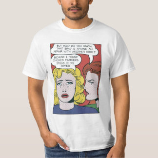 Fåglar av en fjäder tee shirt