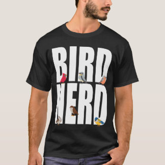 Fåglar av familjen Bird Nerd T Shirt