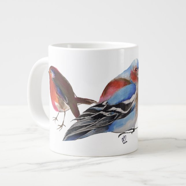 Fåglar av fjäder 2011 jumbo mugg (Framsida vänster)