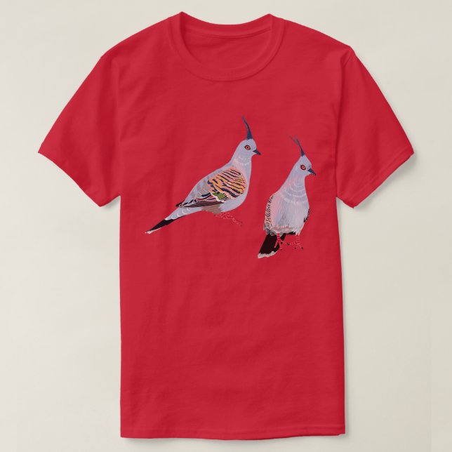 Fåglar av gris t shirt (Design framsida)