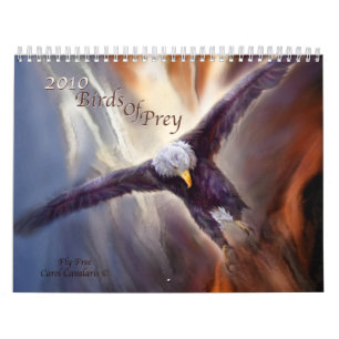 Fåglar av kalendern för rov 2010 kalender