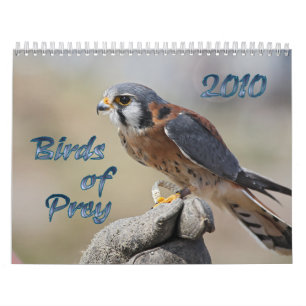 Fåglar av kalendern för rov 2010 kalender