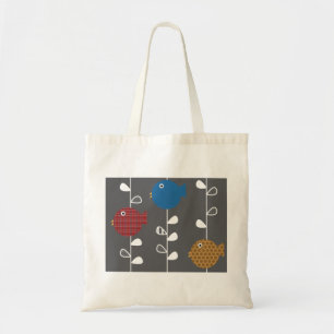 Fåglar av Lämna Tote Bag Tygkasse