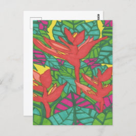 Fåglar av Paradise Tropical Jungle Vykort