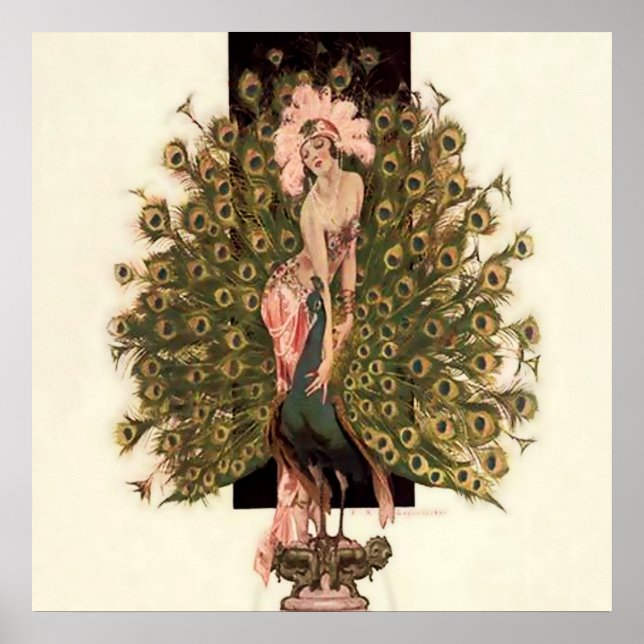 “Fåglar av samma fjäder” av FX Leyendecker Poster (Framsidan)