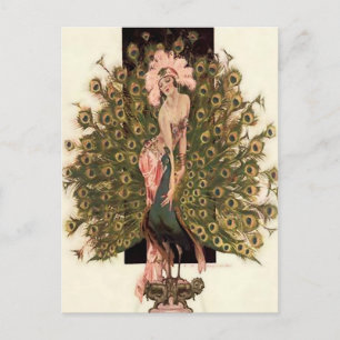 "Fåglar av samma fjäder" av FX Leyendecker Vykort