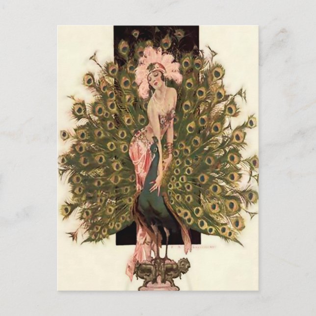 "Fåglar av samma fjäder" av FX Leyendecker Vykort (Framsida)