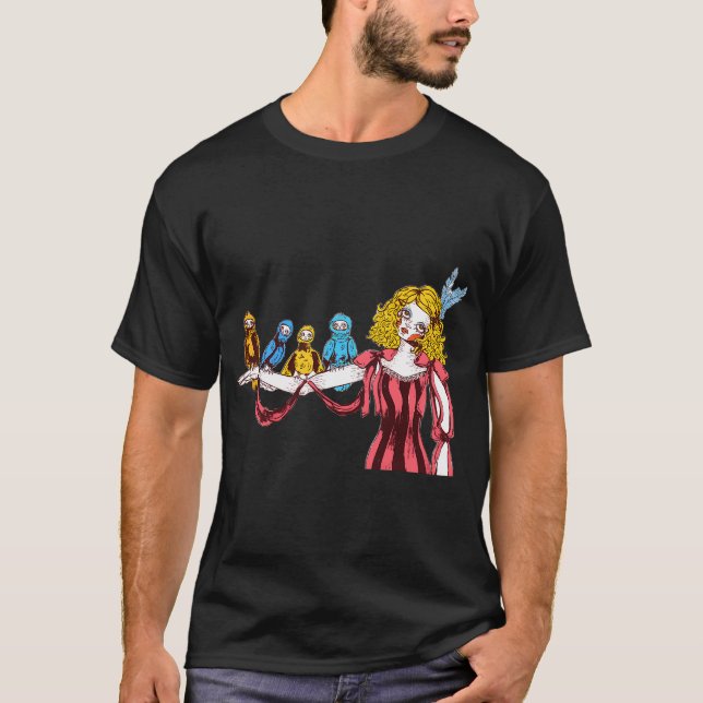 Fåglar av samma fjäderdräkt t shirt (Framsida)