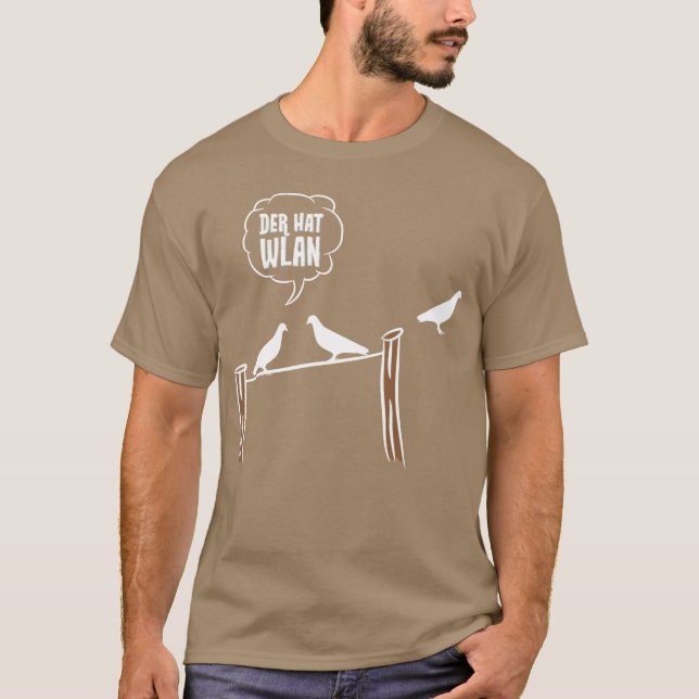 Fåglar Bird Älskare Der Hat WLAN Gift Idea Birthda T Shirt (Framsida)