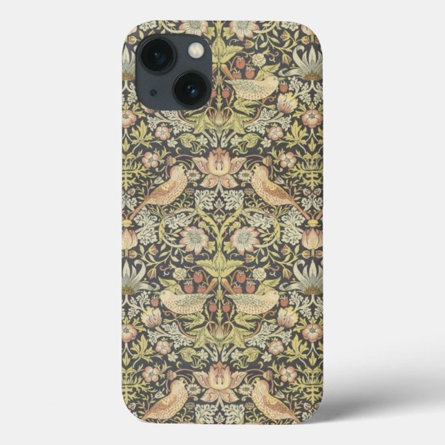 Fåglar, Blommönster av fallet William Morris Ipad (Baksida)