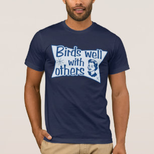 Fåglar bra med andra t-shirt
