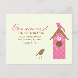 Fåglar bygga bo rörs meddelanden