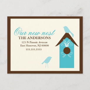 Fåglar bygga bo rörs meddelanden